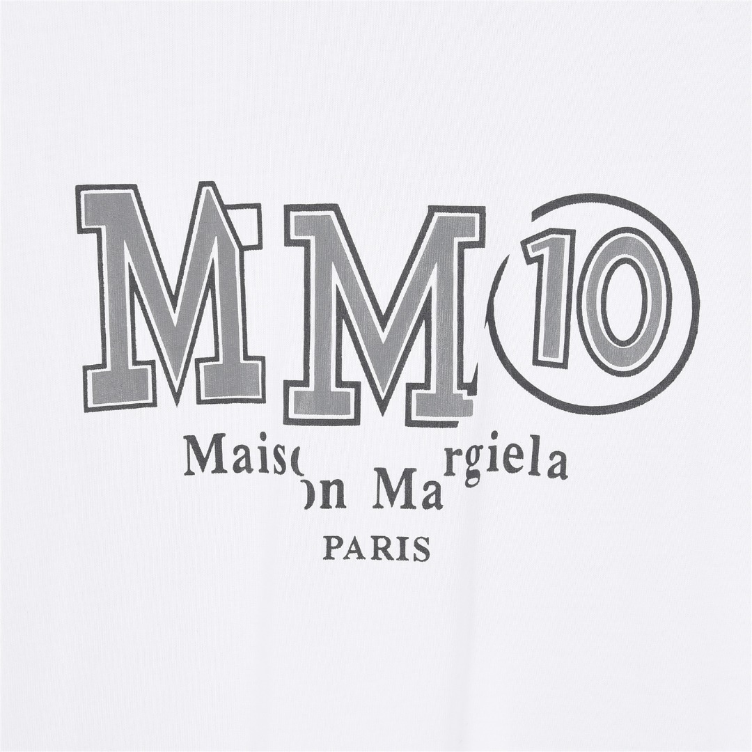 MaisonMargiela 马吉拉 MM10印花圆领短袖T恤
