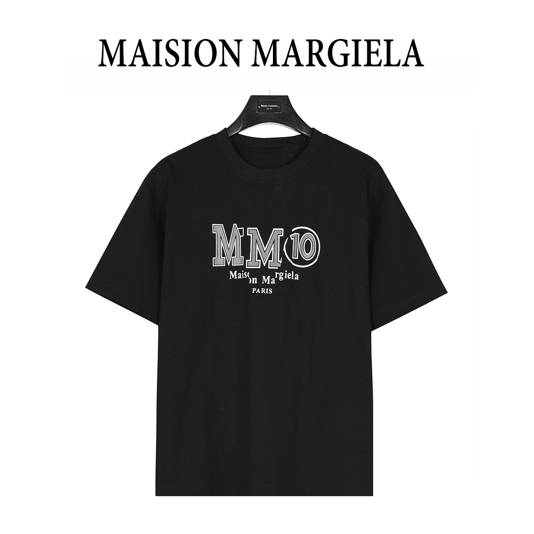 MaisonMargiela/马吉拉 MM10印花圆领短袖T恤