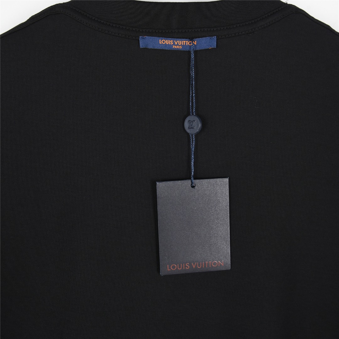 Louis Vuitton/路易威登 25ss 创意项链字母logo印花短袖T恤