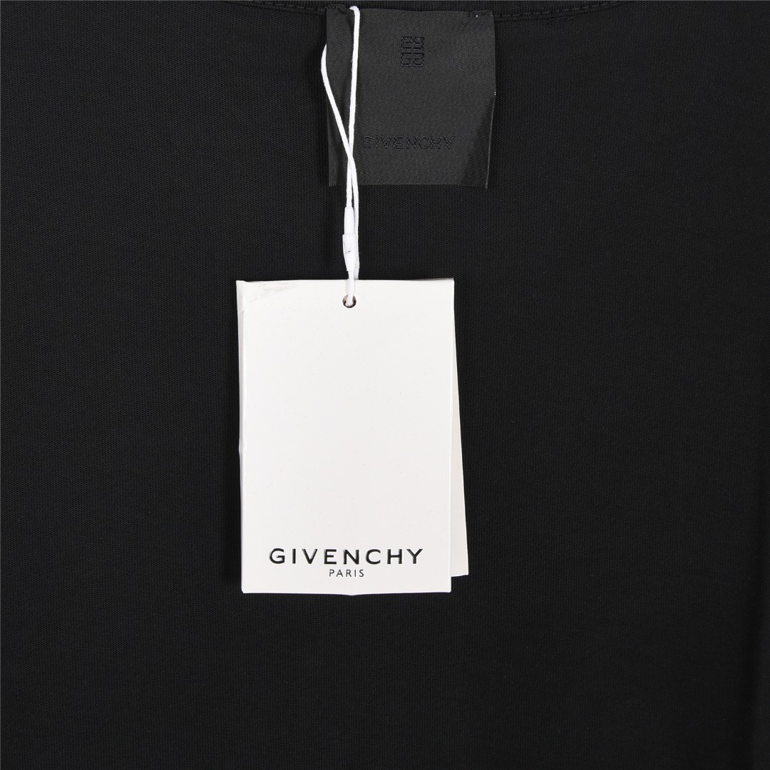 Givenchy/纪梵希 25ss 宫格彩色泼墨印花短袖T恤