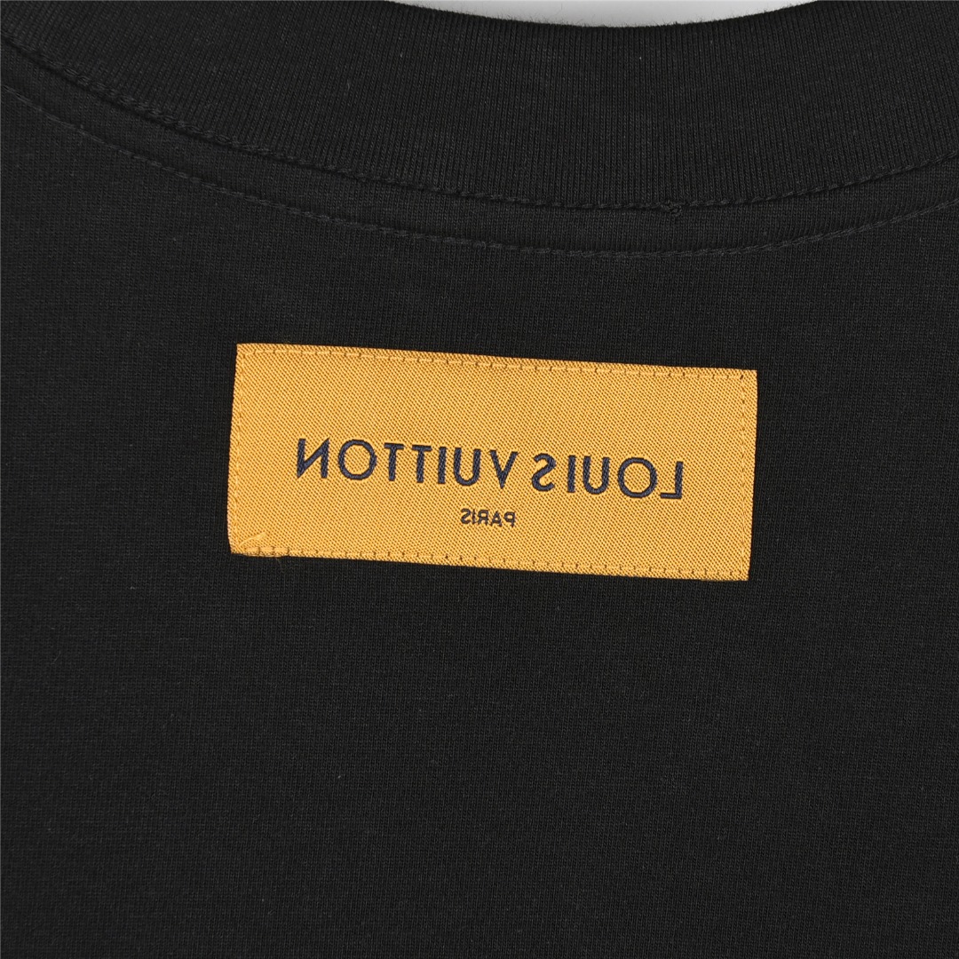 Louis Vuitton/路易威登 25ss 胸口logo字母刺绣短袖T恤