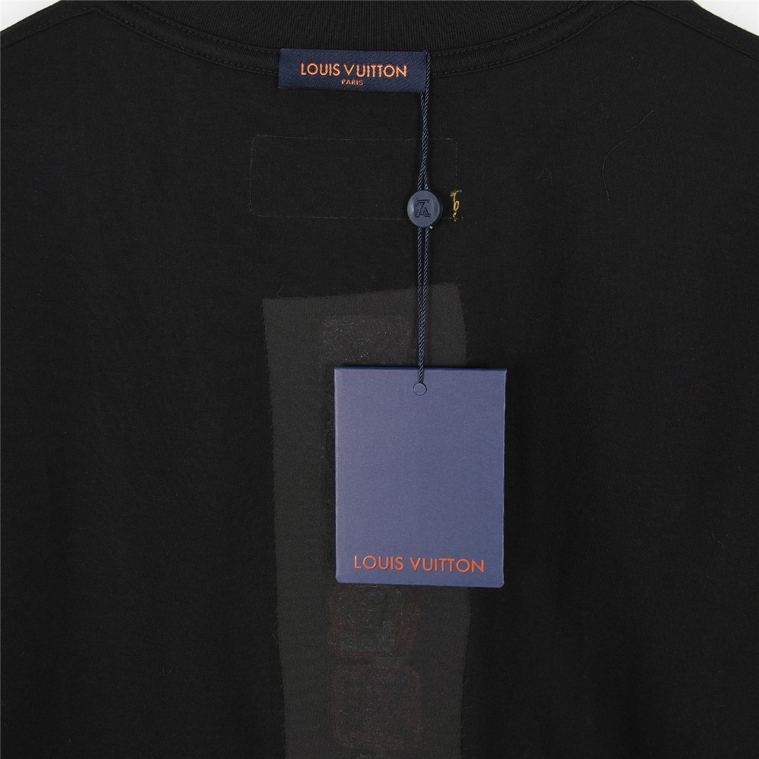 Louis Vuitton/路易威登 25ss 胸口及后背四叶草logo刺绣短袖T恤