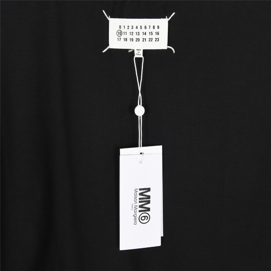 MaisonMargiela/马吉拉 反转小标logo刺绣短袖T恤