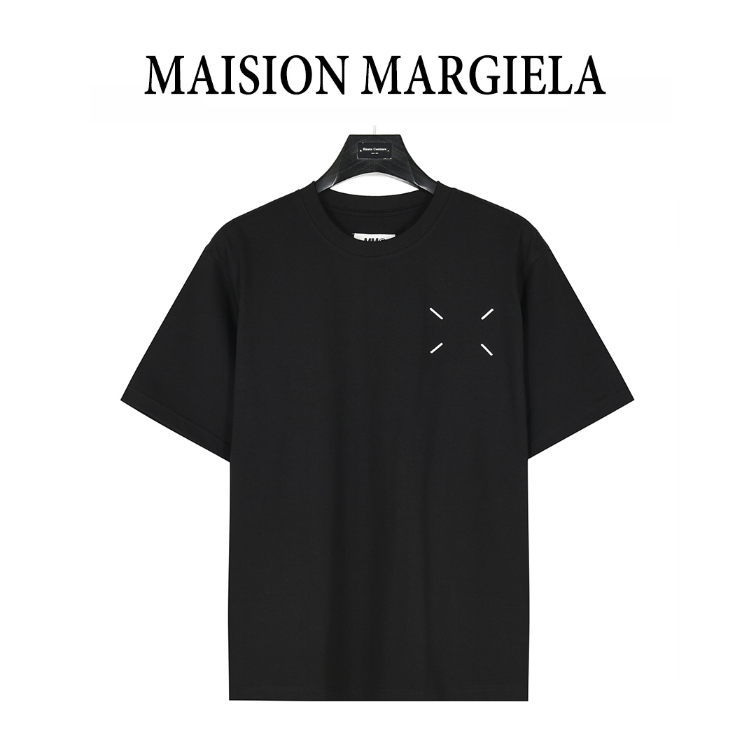 MaisonMargiela/马吉拉 后背数字重影印花短袖T恤