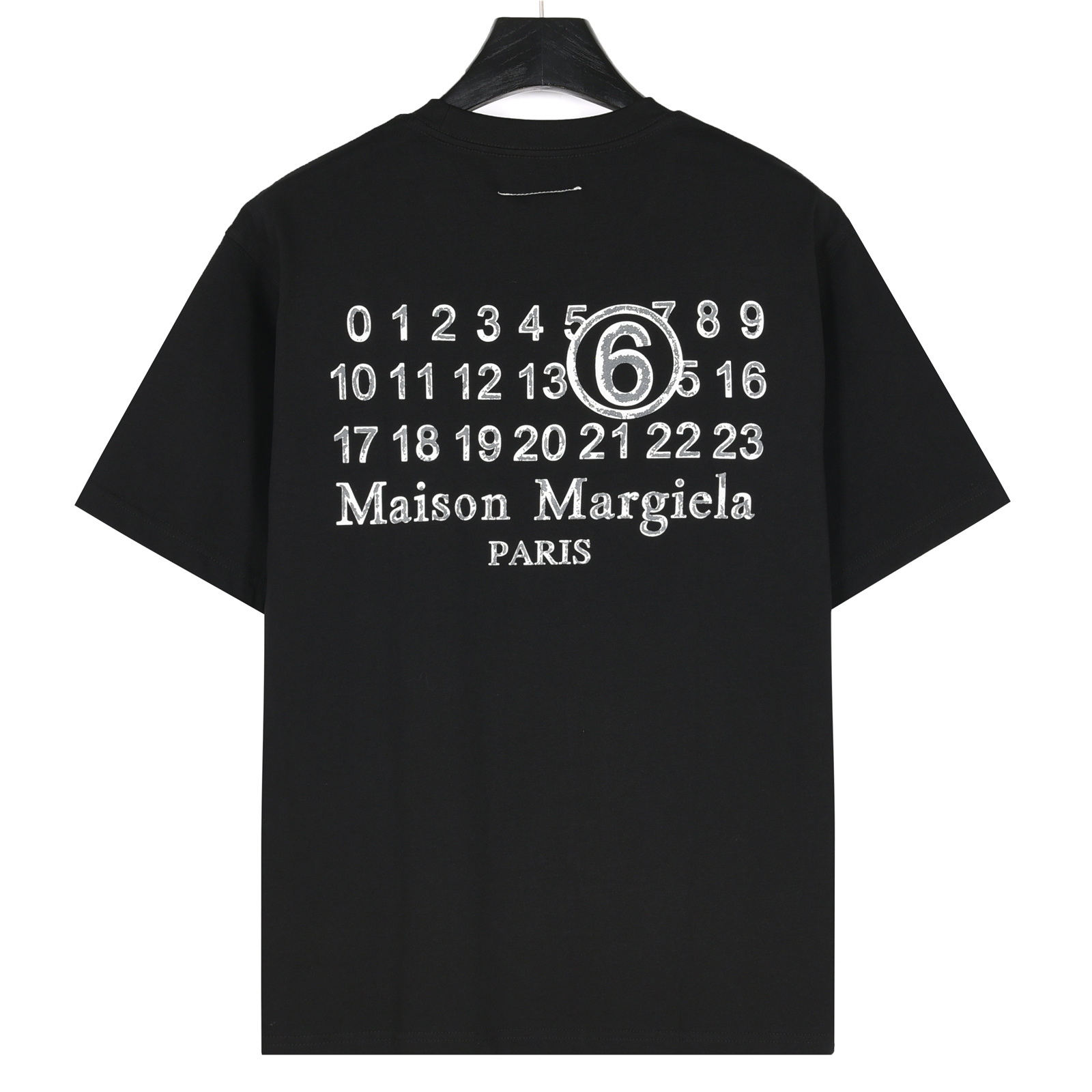 MaisonMargiela/马吉拉 后背数字重影印花短袖T恤