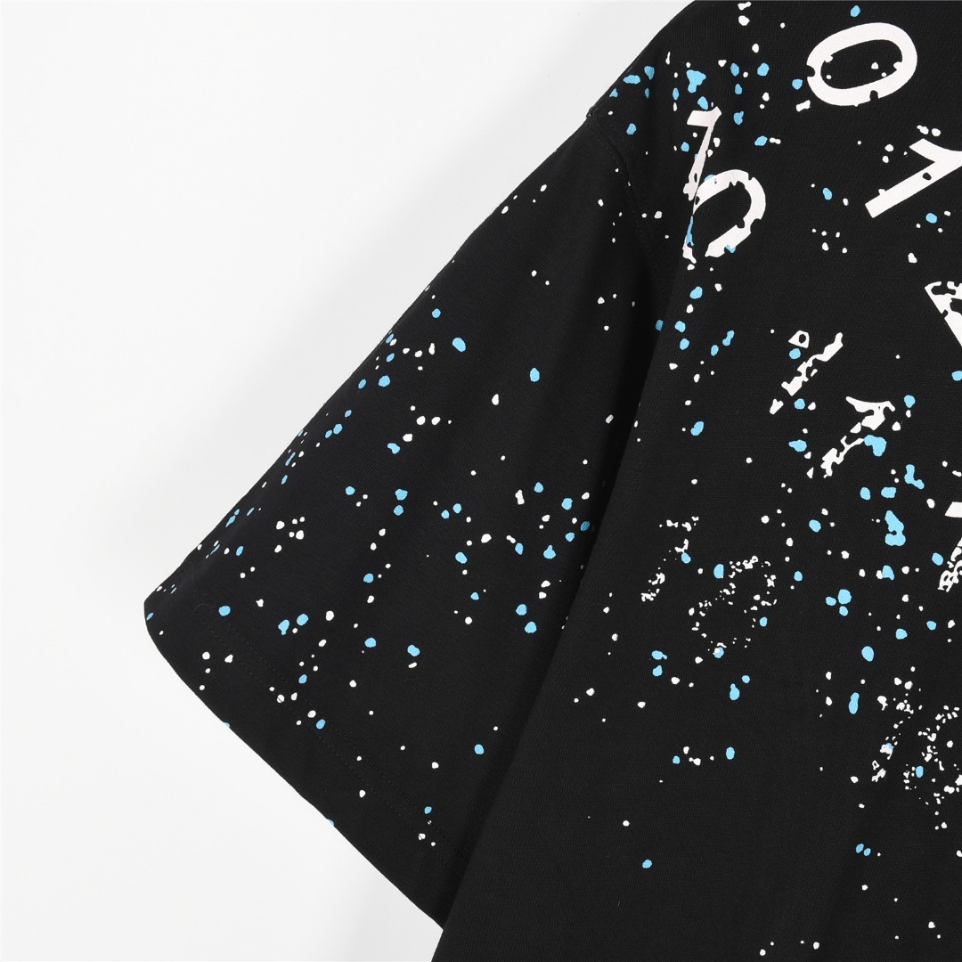 MaisonMargiela/马吉拉 数字泼墨斑点印花短袖T恤