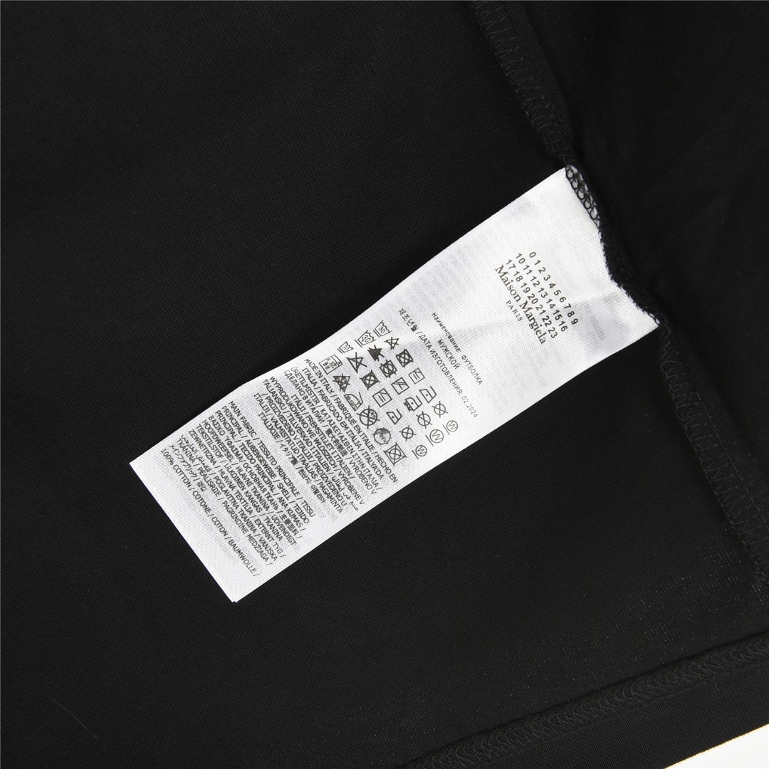 MaisonMargiela/马吉拉 数字泼墨斑点印花短袖T恤