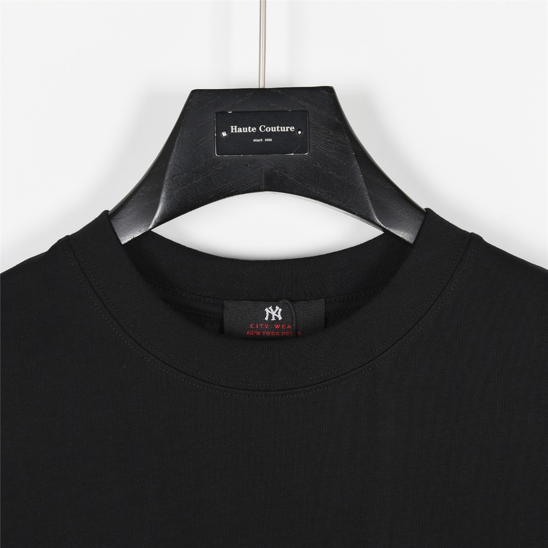 MLB/洋基队 25ss 立体logo刺绣短袖T恤
