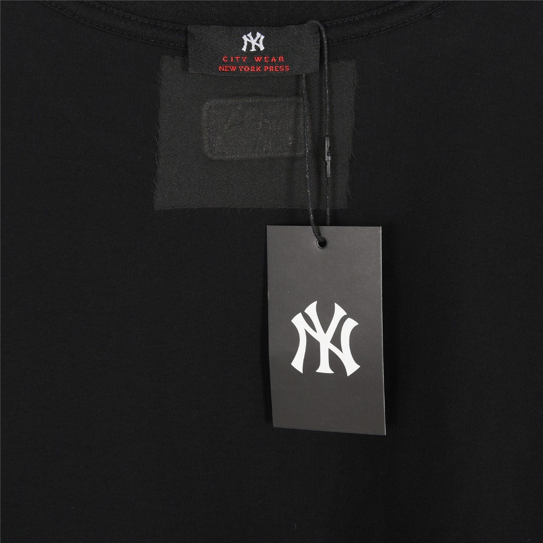 MLB/洋基队 25ss 立体logo刺绣短袖T恤