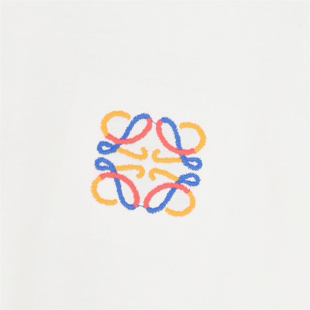 Loewe/罗意威 25ss 胸口彩色徽标刺绣logo短袖T恤