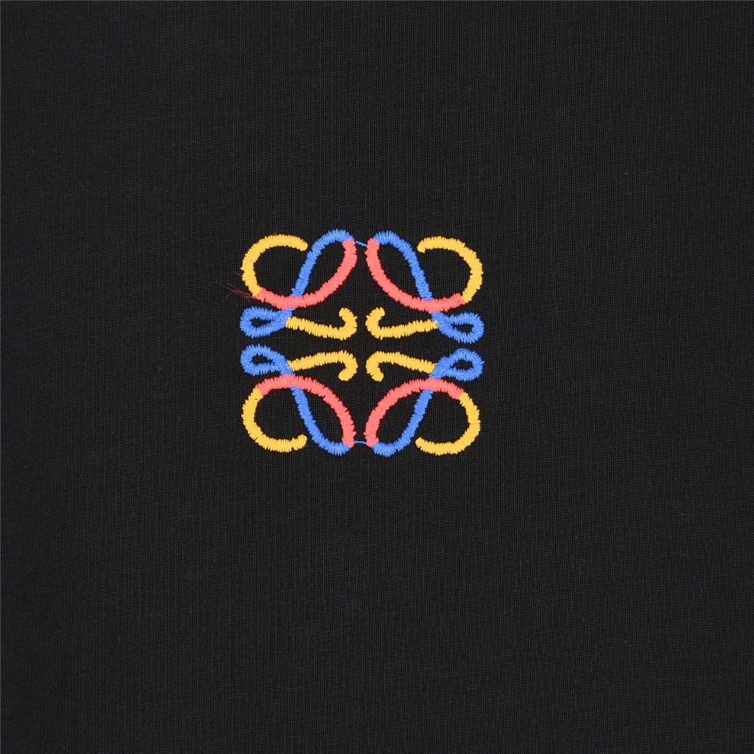 Loewe/罗意威 25ss 胸口彩色徽标刺绣logo短袖T恤