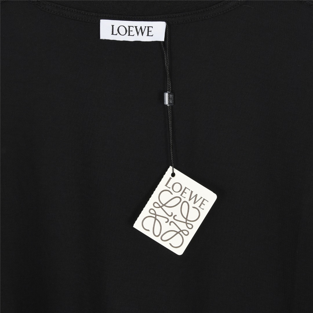 Loewe/罗意威 25ss 胸口彩色徽标刺绣logo短袖T恤
