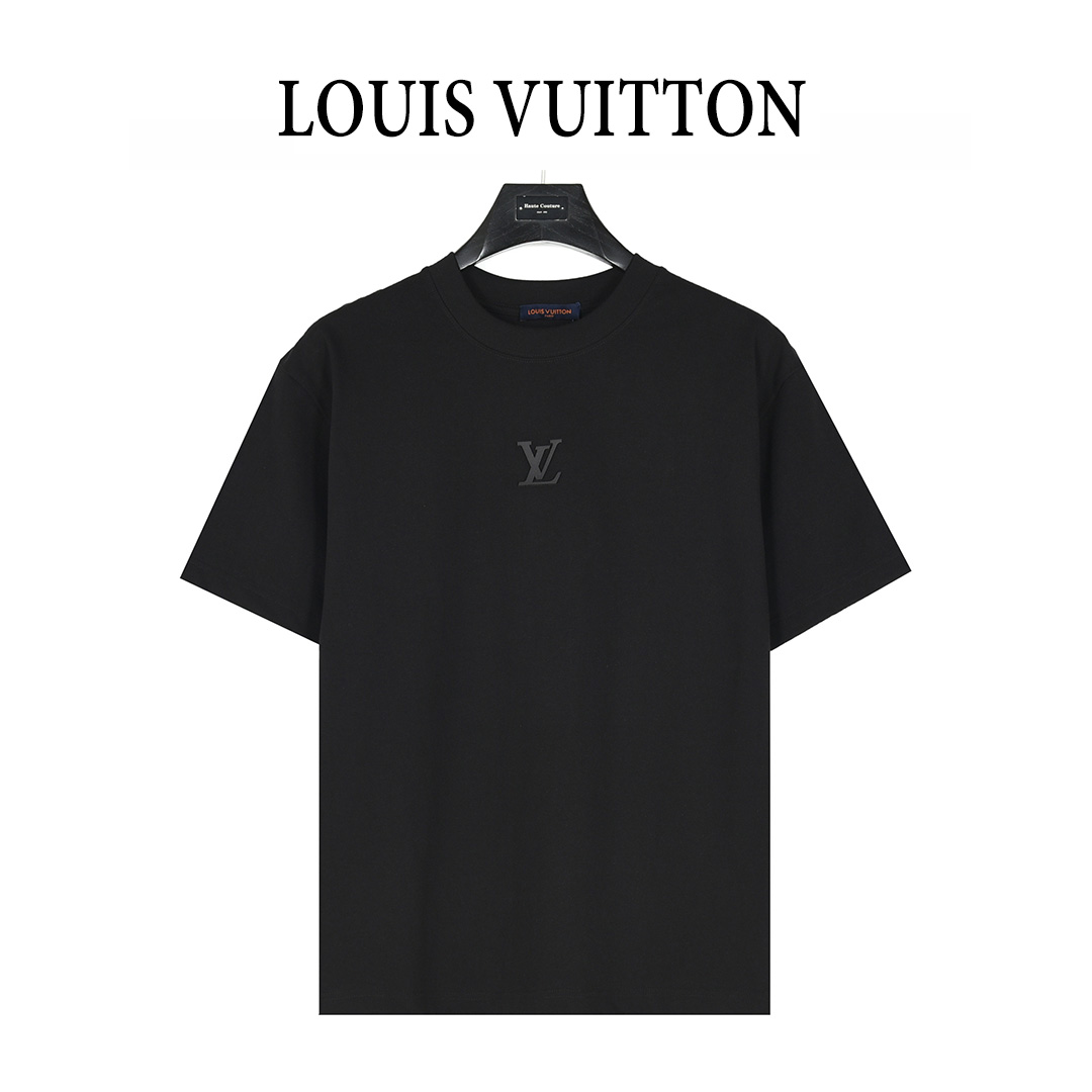 Louis Vuitton/路易威登 25ss 字母logo立体压胶短袖T恤