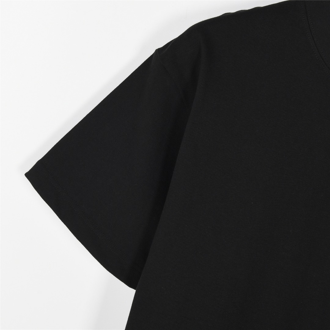 Louis Vuitton/路易威登 25ss 字母logo立体压胶短袖T恤