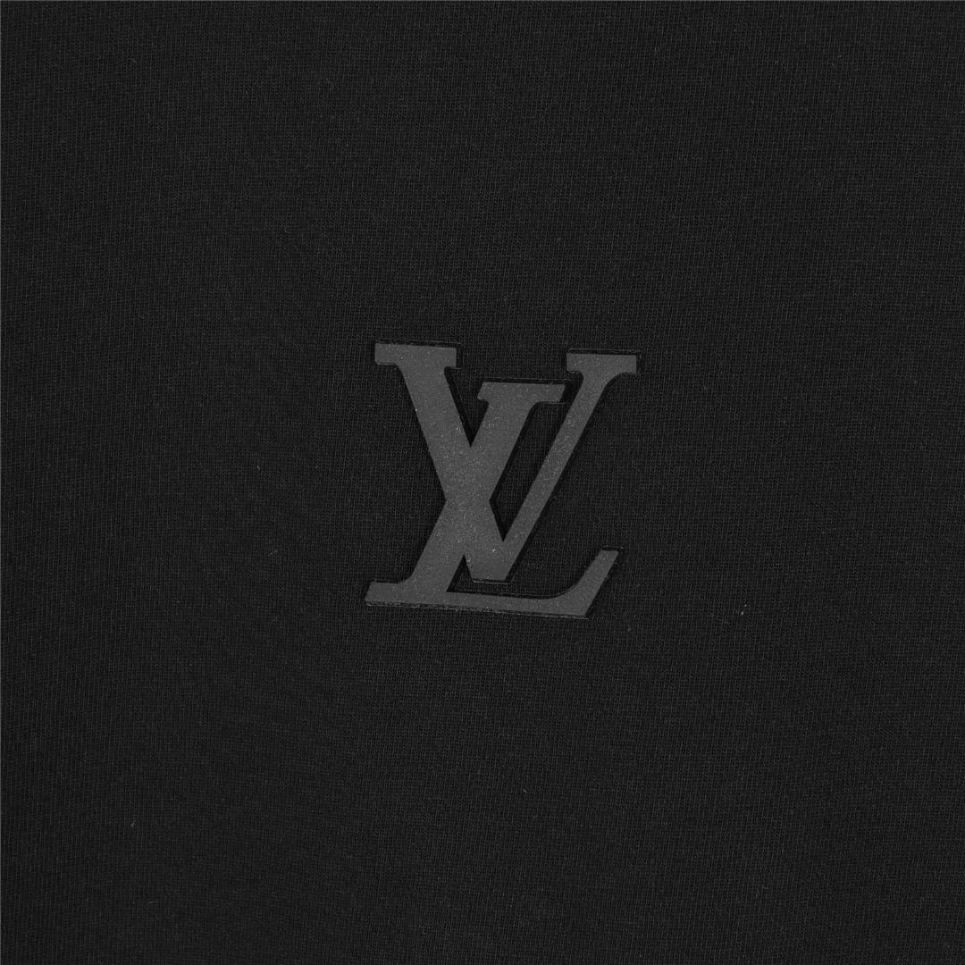 Louis Vuitton/路易威登 25ss 字母logo立体压胶短袖T恤