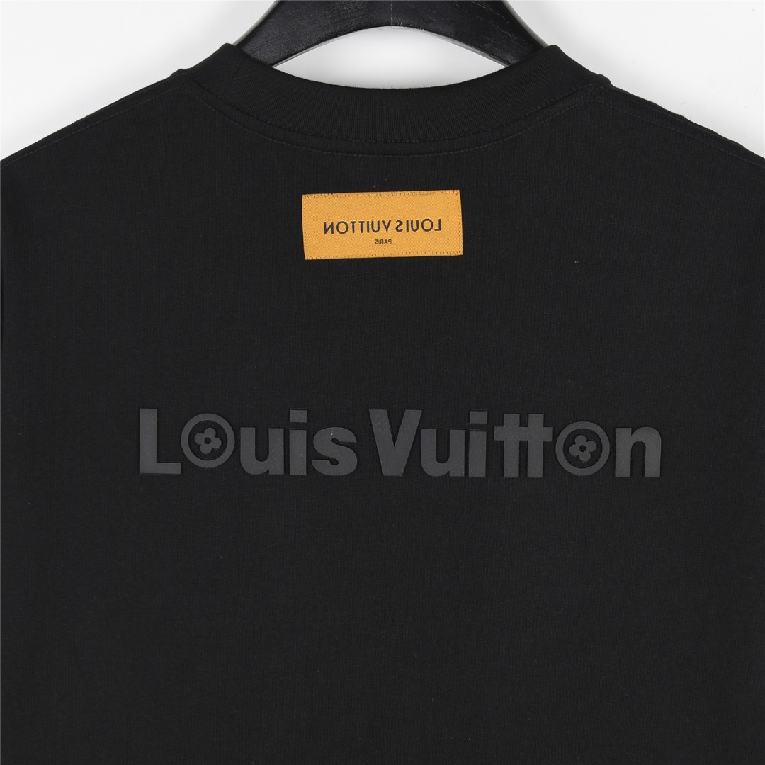 Louis Vuitton/路易威登 25ss 字母logo立体压胶短袖T恤
