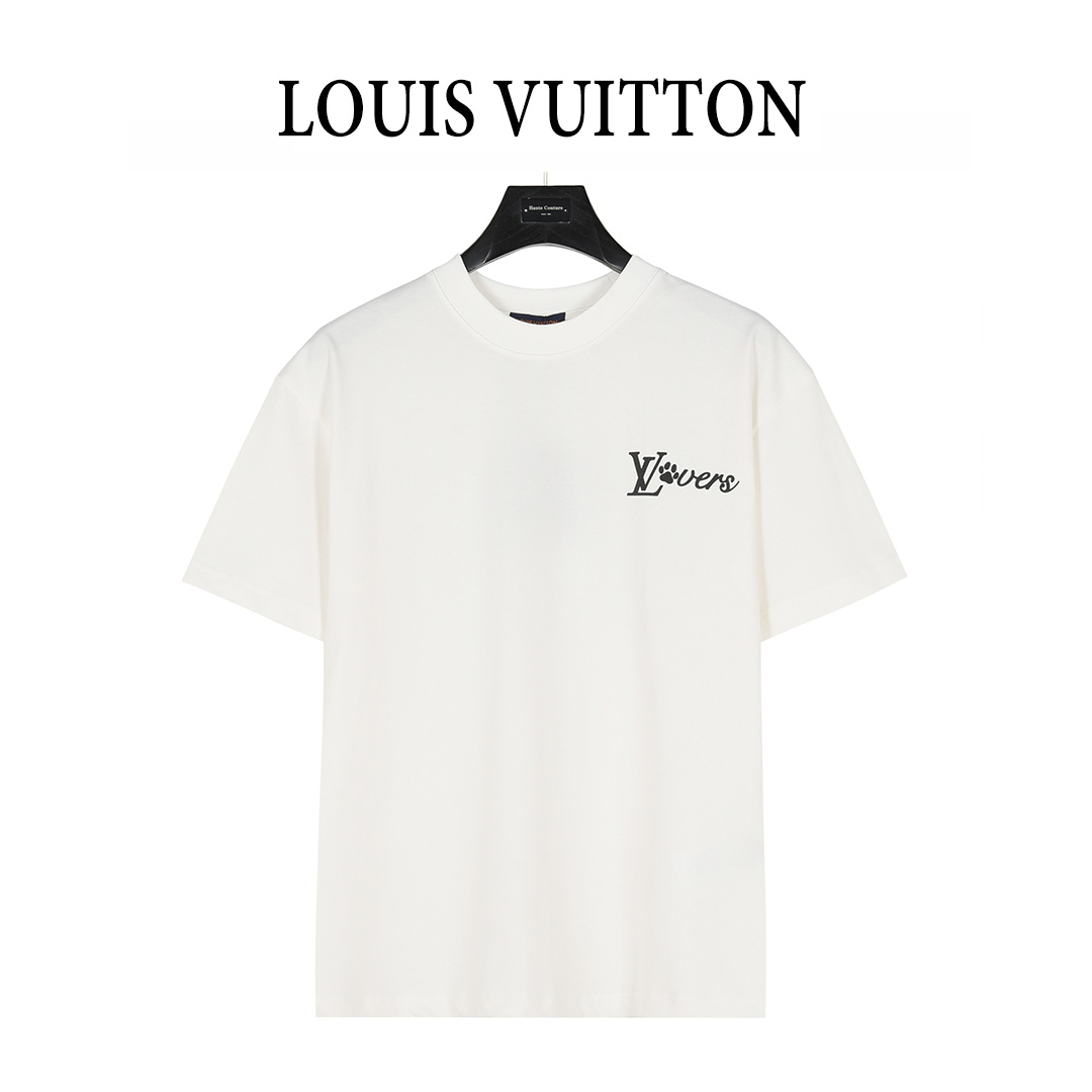 Louis Vuitton/路易威登 25ss 后背字母logo发泡印花短袖T恤 Louis Vuitton/路易威登 25ss 后背字母logo发泡印花短袖T恤