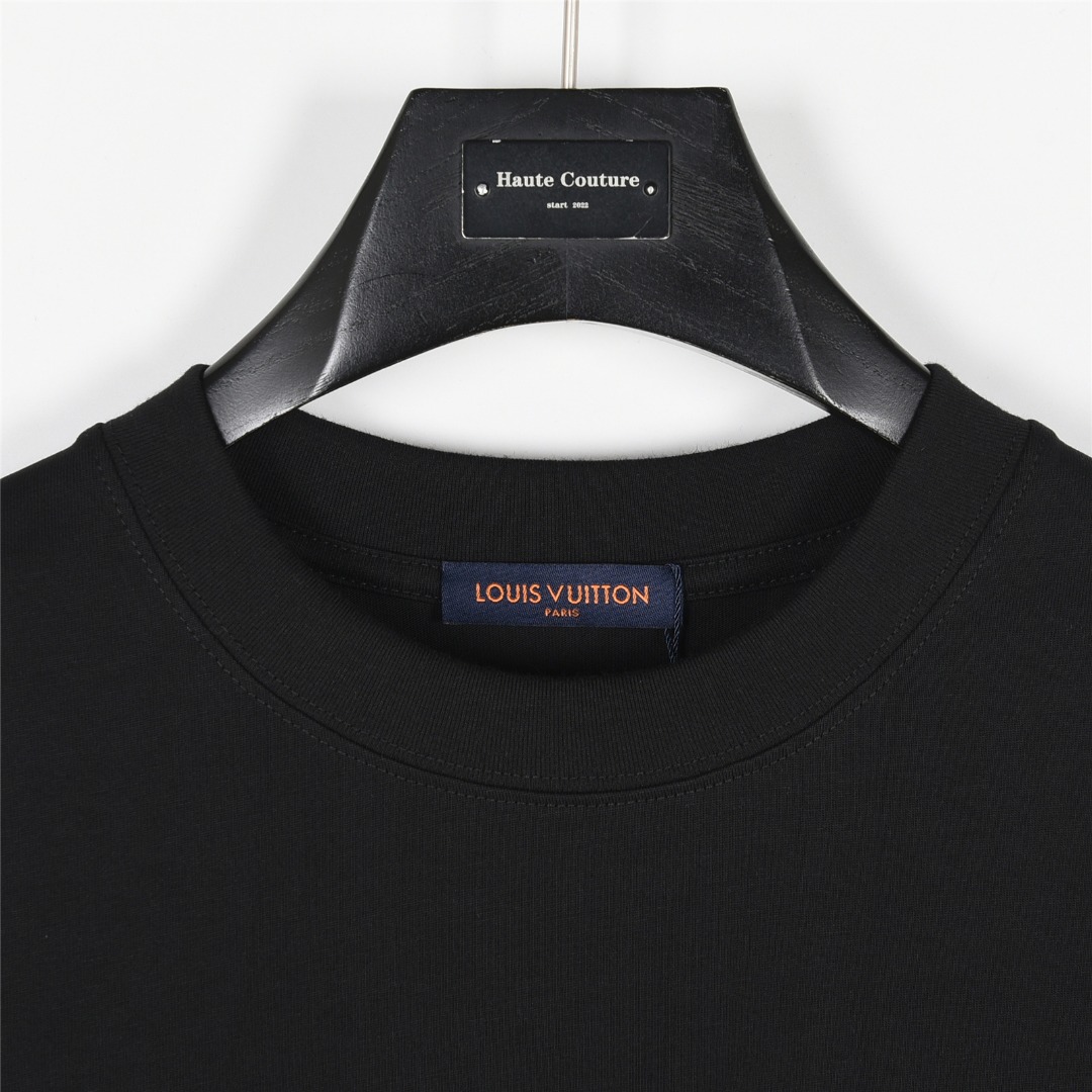 Louis Vuitton/路易威登 25ss 后背字母logo发泡印花短袖T恤