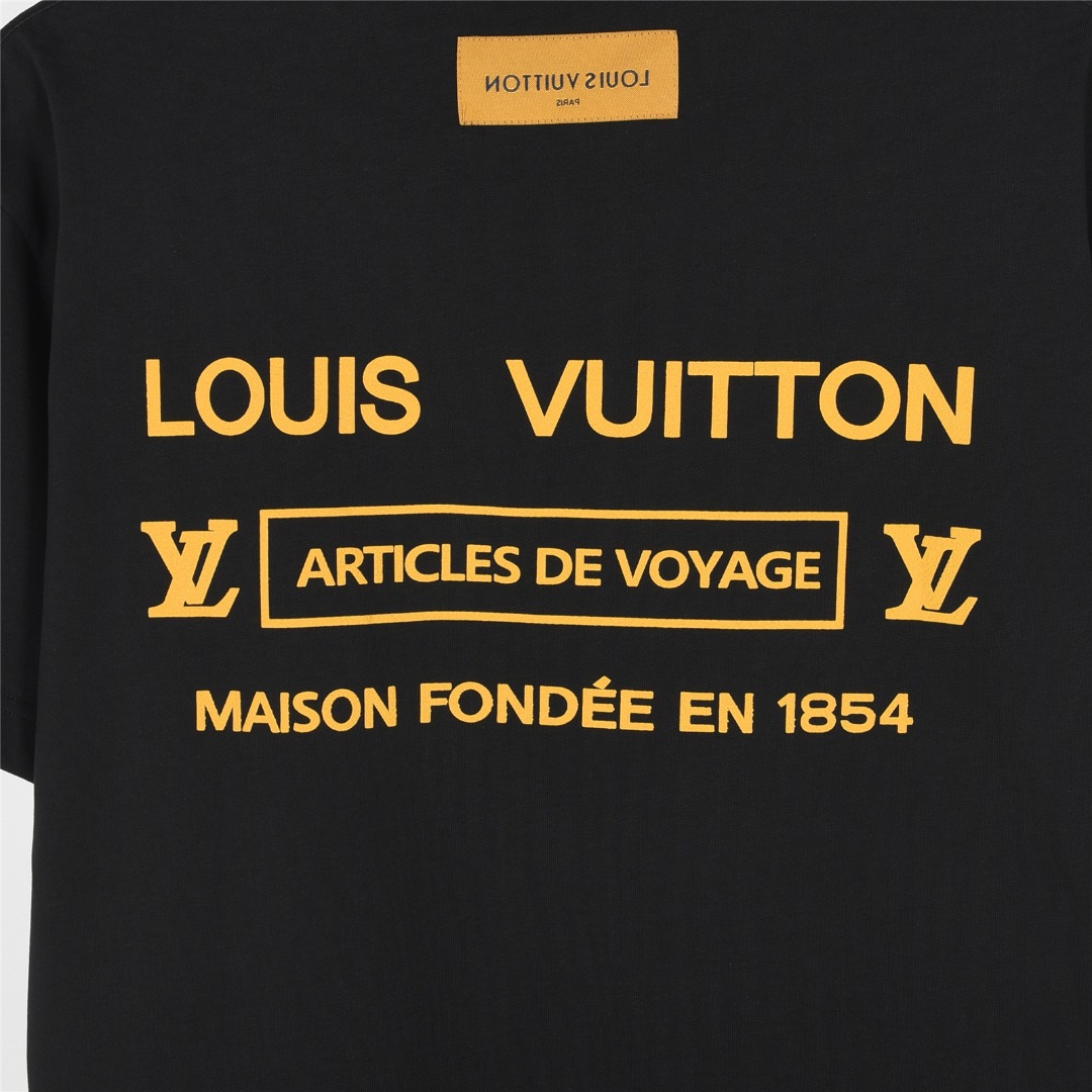 Louis Vuitton/路易威登 25ss 后背字母logo发泡印花短袖T恤