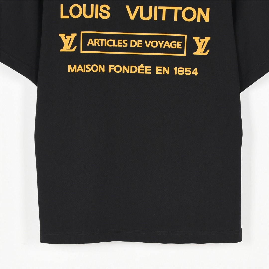 Louis Vuitton/路易威登 25ss 后背字母logo发泡印花短袖T恤