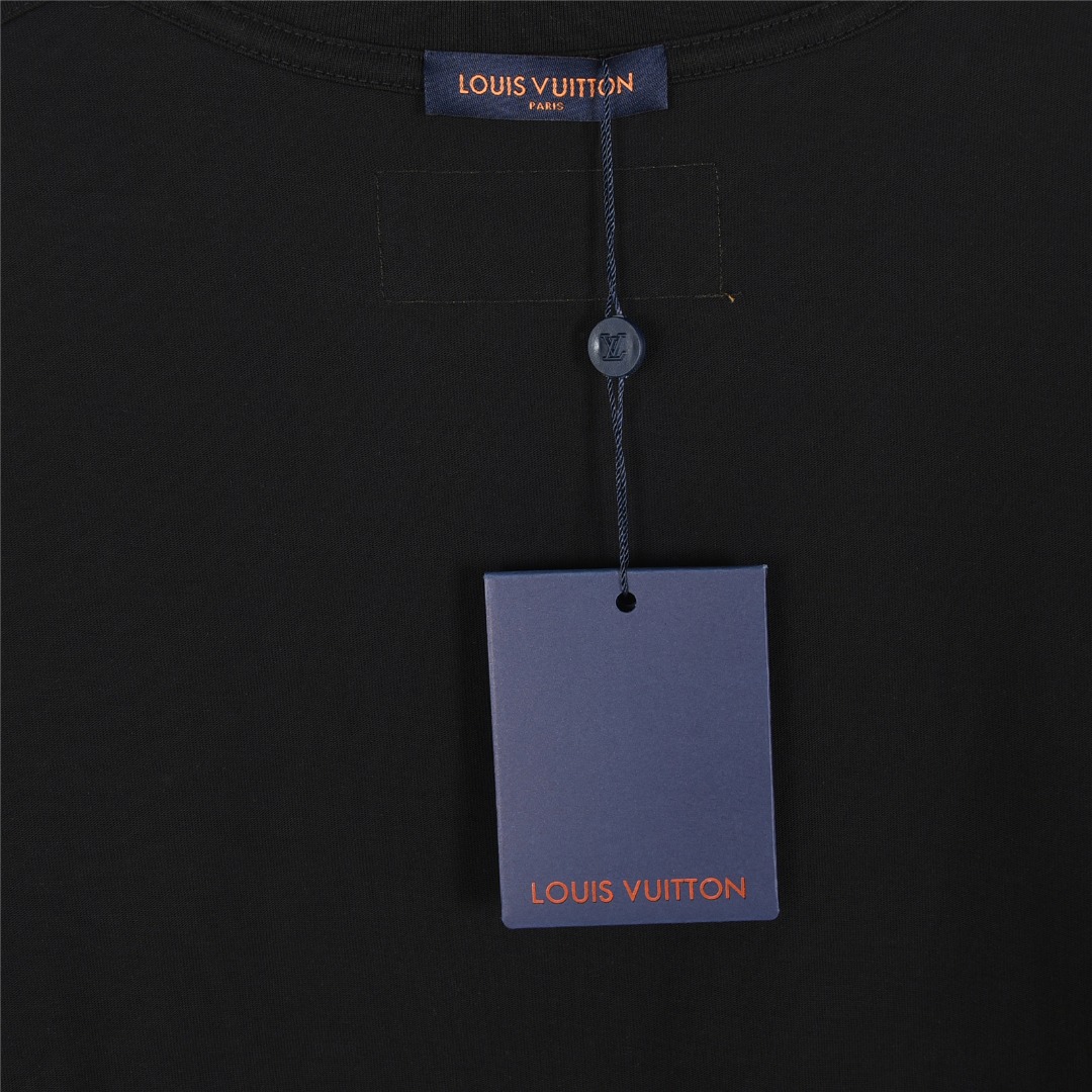 Louis Vuitton/路易威登 25ss 后背字母logo发泡印花短袖T恤
