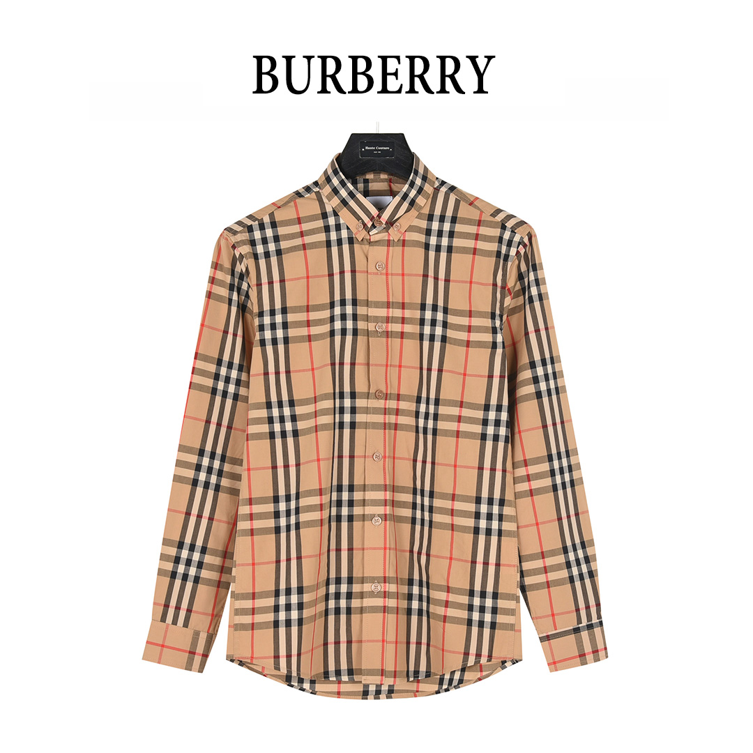 Burberry/巴宝莉 经典格纹长袖衬衫