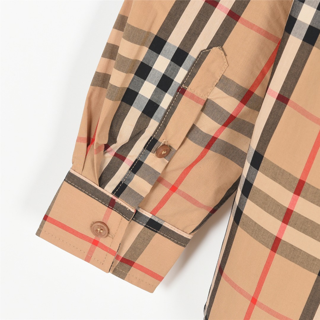 Burberry/巴宝莉 经典格纹长袖衬衫
