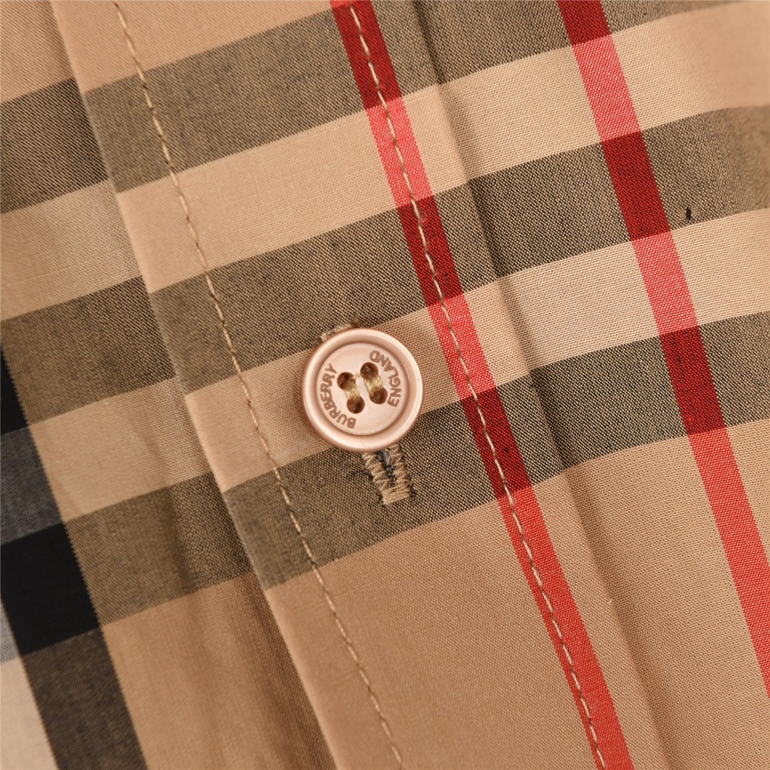 Burberry/巴宝莉 经典格纹长袖衬衫