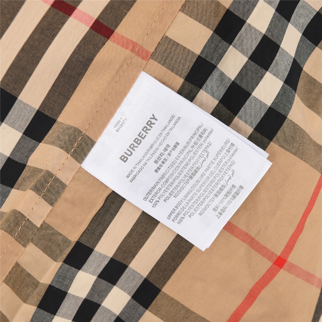 Burberry/巴宝莉 经典格纹长袖衬衫