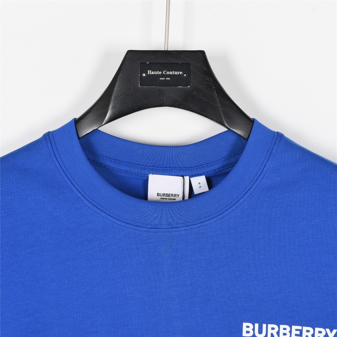 Burberry/巴宝莉 后背战马数码喷绘短袖T恤