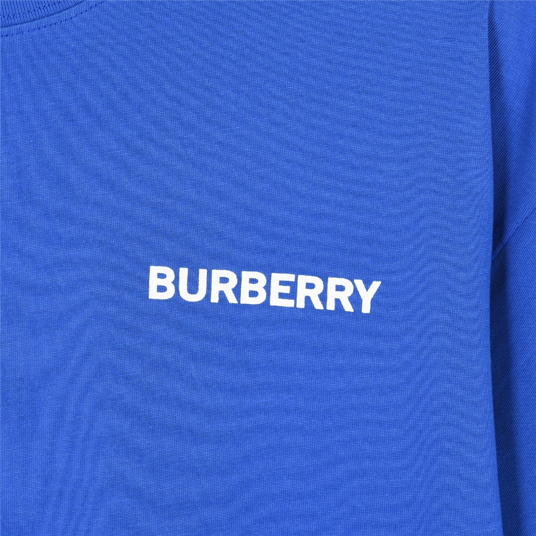 Burberry/巴宝莉 后背战马数码喷绘短袖T恤