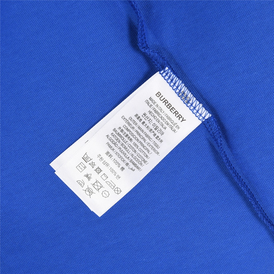 Burberry/巴宝莉 后背战马数码喷绘短袖T恤