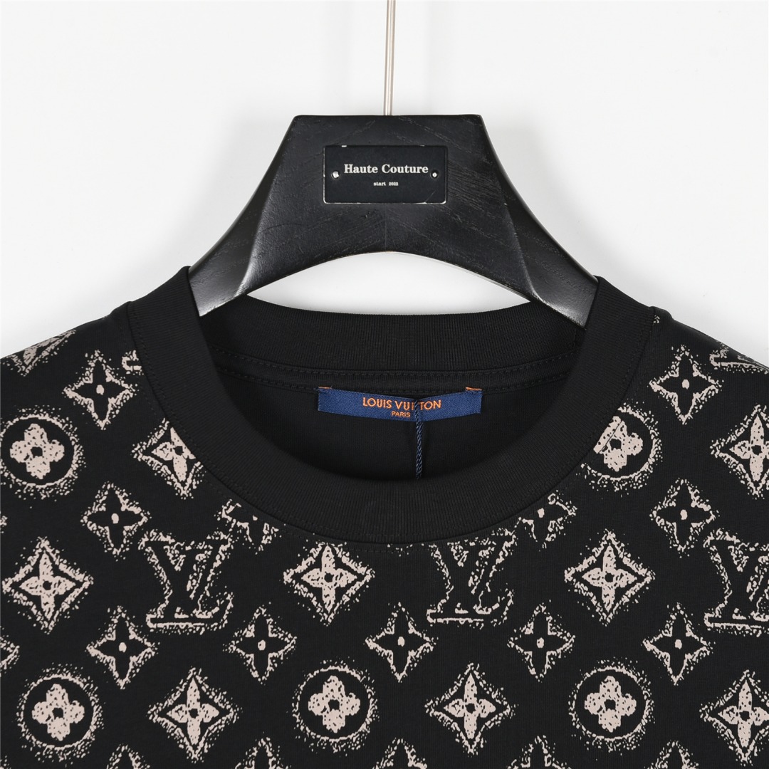 Louis Vuitton/路易威登 通体老花满印短袖T恤