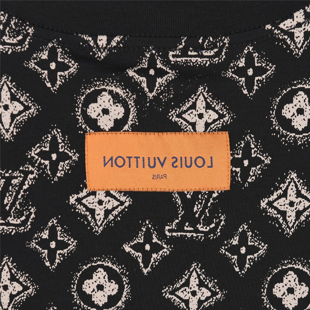 Louis Vuitton/路易威登 通体老花满印短袖T恤
