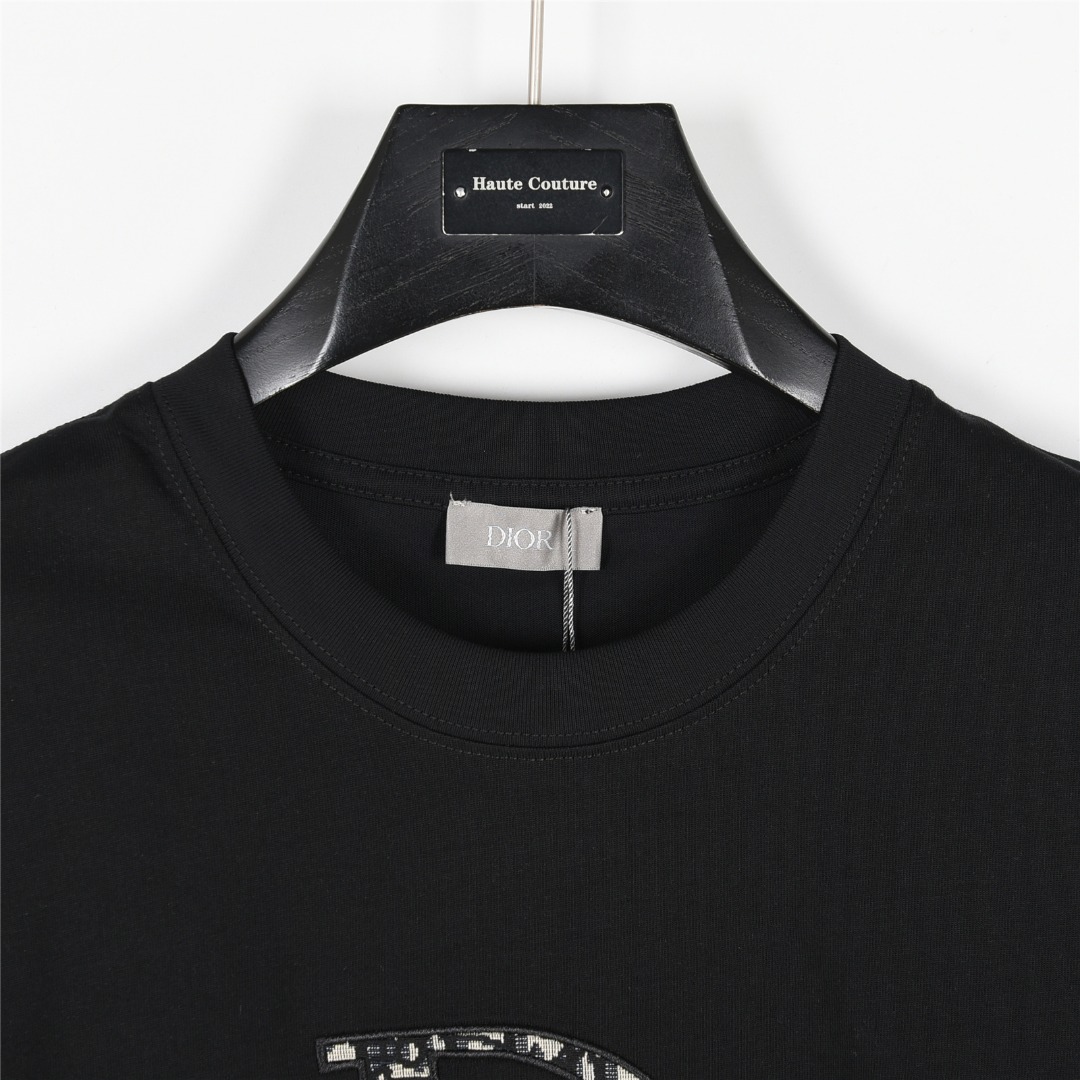 Dior/迪奥 25ss 老花贴布刺绣短袖T恤