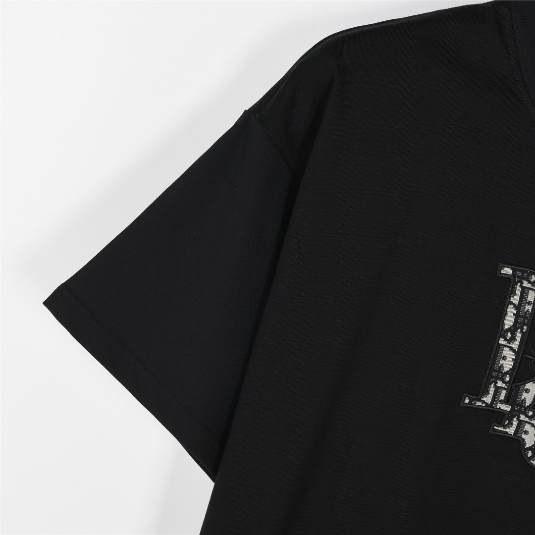 Dior/迪奥 25ss 老花贴布刺绣短袖T恤