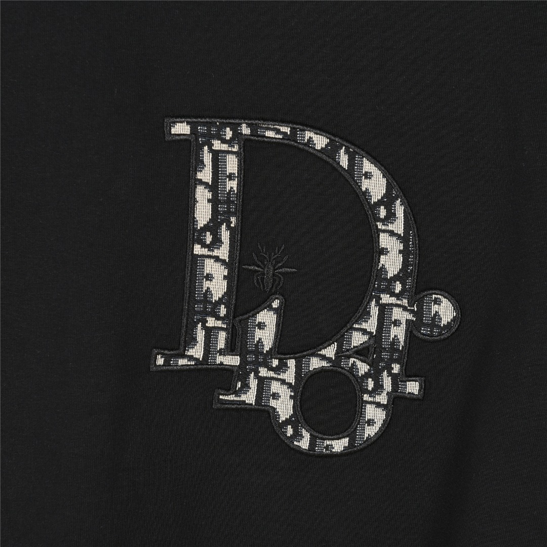 Dior/迪奥 25ss 老花贴布刺绣短袖T恤