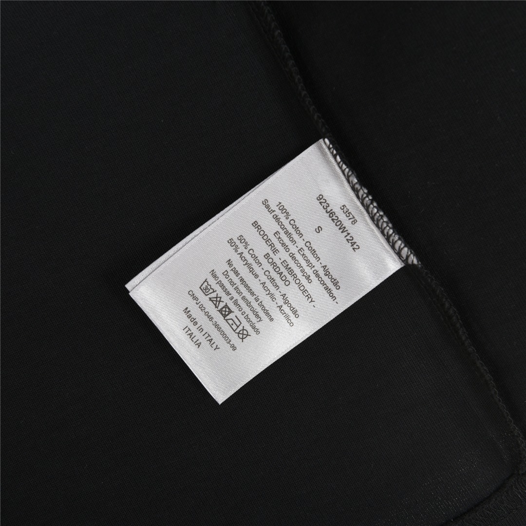 Dior/迪奥 25ss 老花贴布刺绣短袖T恤