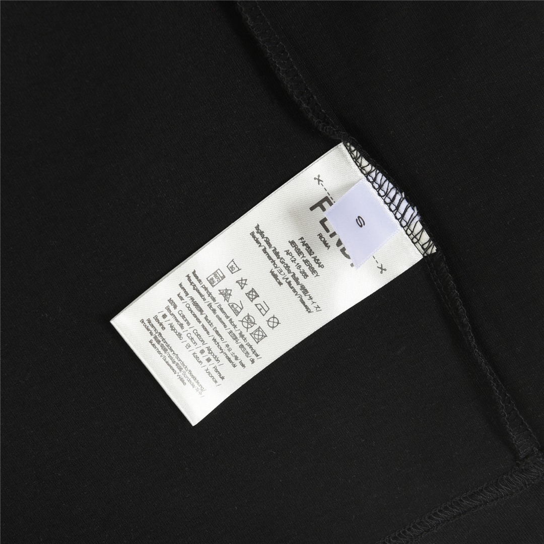 FENDI/芬迪 25ss 薯条刺绣短袖T恤