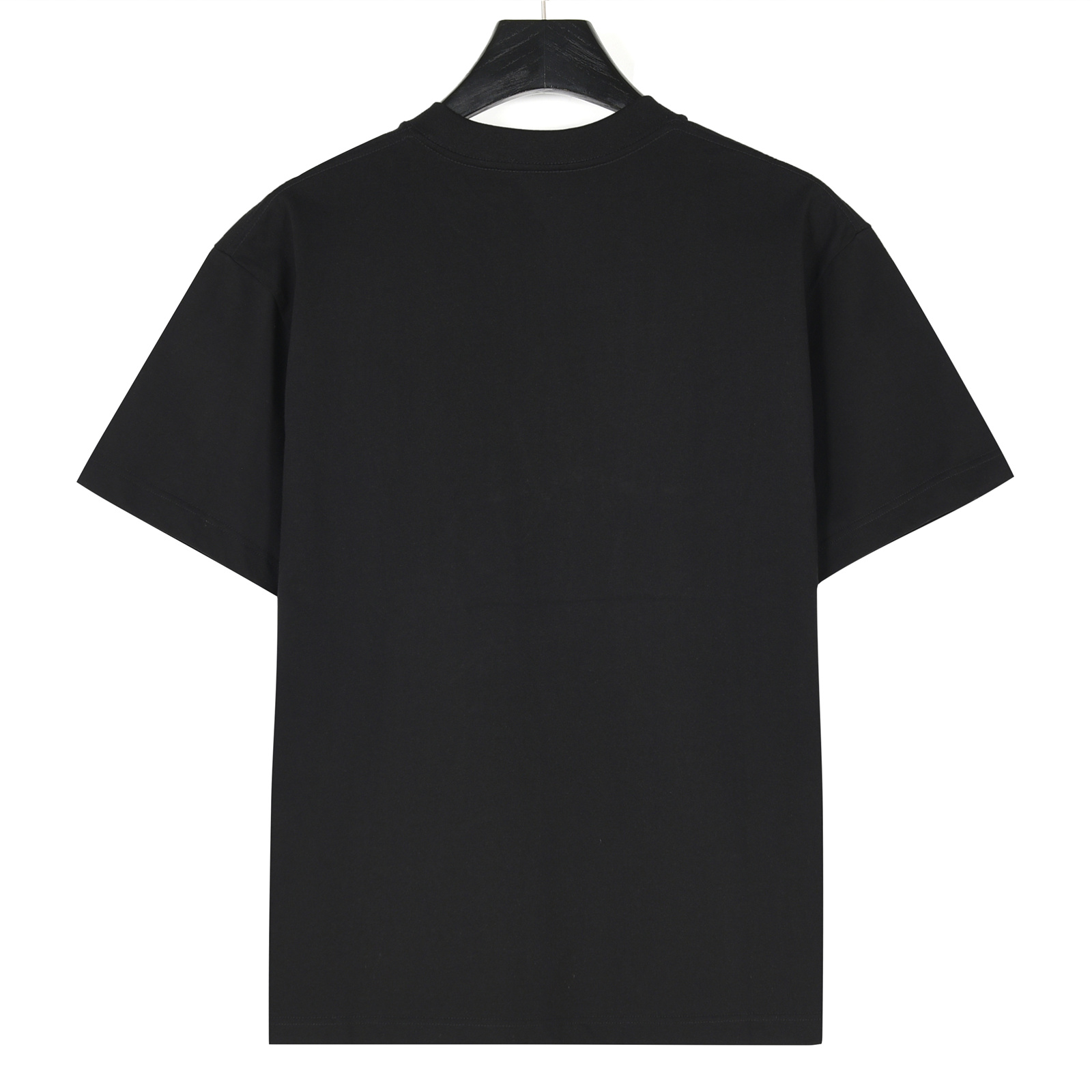 FENDI/芬迪 25ss 老花拼布恶魔烫钻小眼睛刺绣短袖T恤 黑色 白色