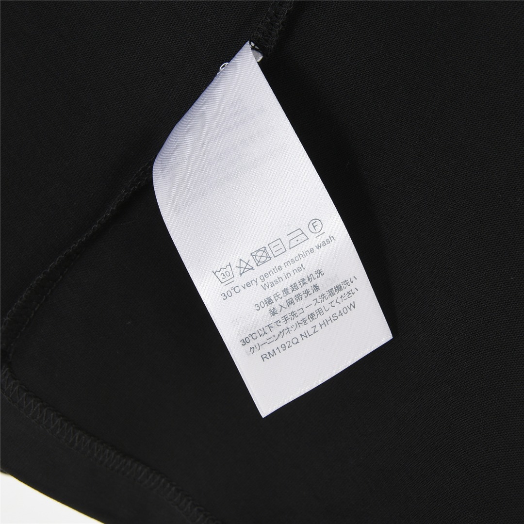 Louis Vuitton/路易威登 25ss 后背链条圆圈刺绣短袖T恤