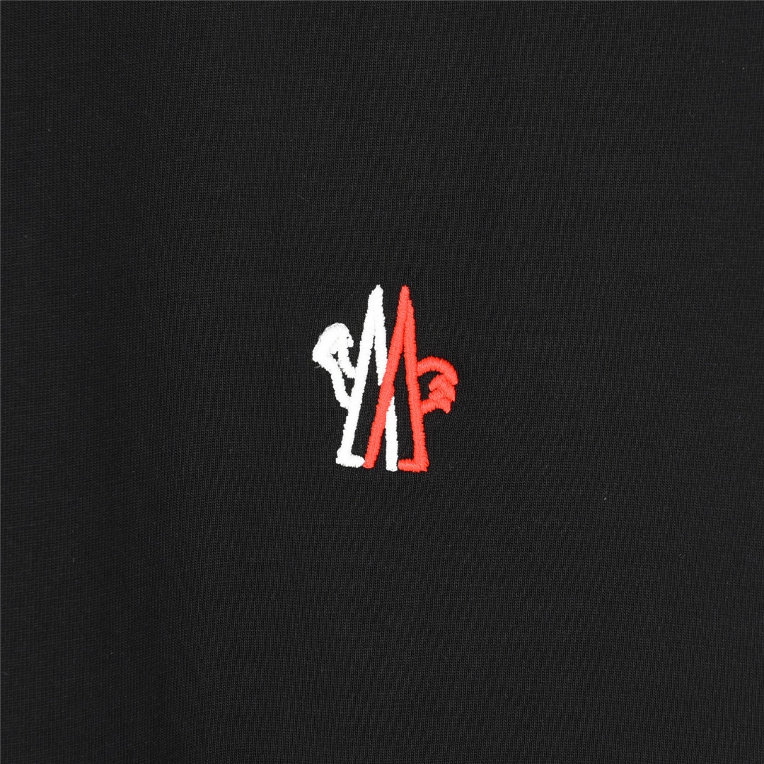 Moncler/蒙口 25ss 小标刺绣及后背立体logo压胶短袖T恤