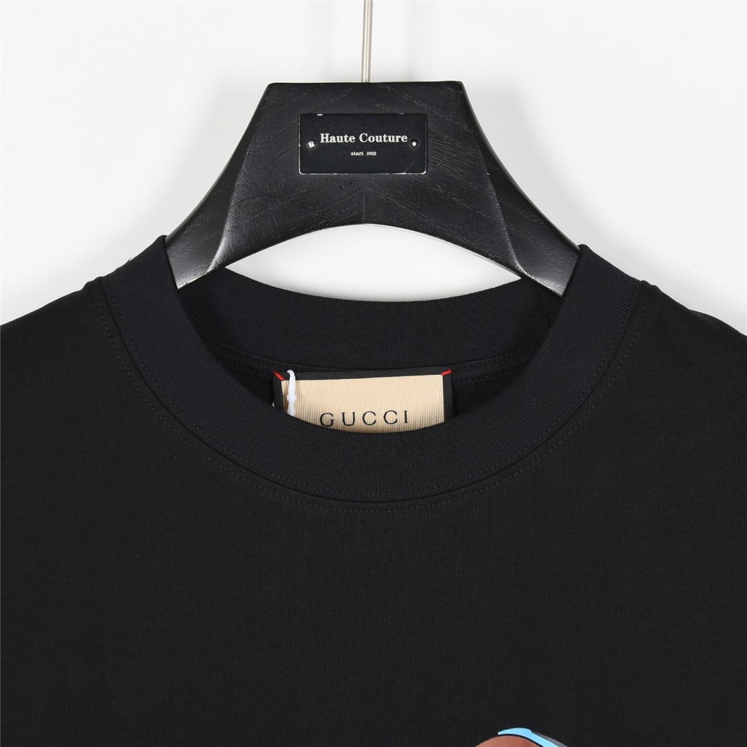 Gucci/古驰 25ss 蛇年限定 蛇型图案印花短袖T恤