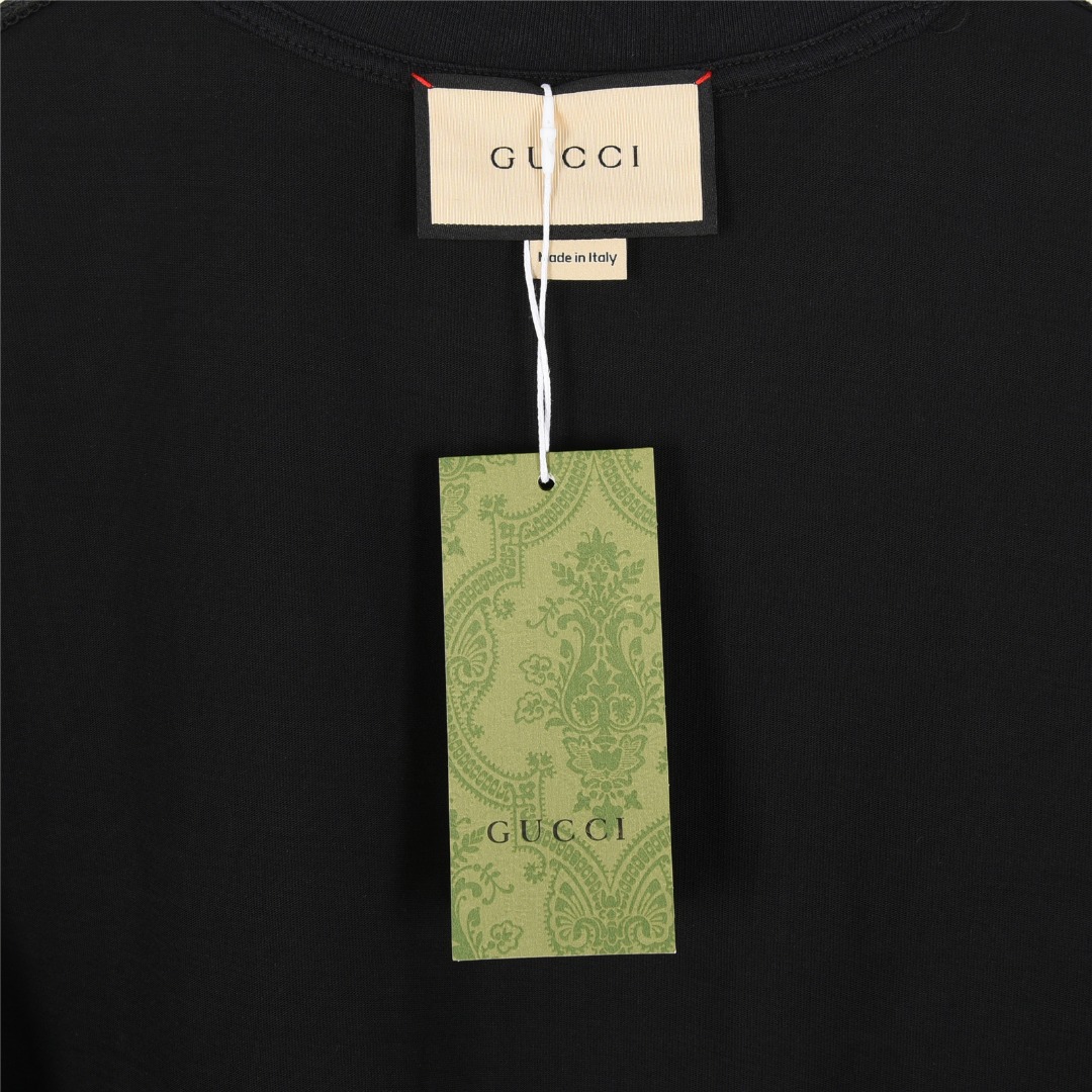 Gucci/古驰 25ss 蛇年限定 蛇型图案印花短袖T恤
