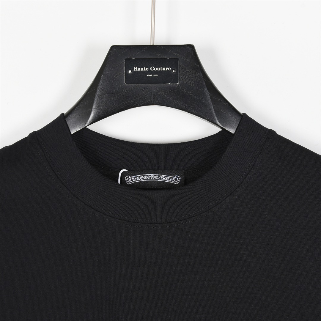 ChromeHearts/克罗心 25ss 彩色马蹄十字架发泡印花短袖T恤