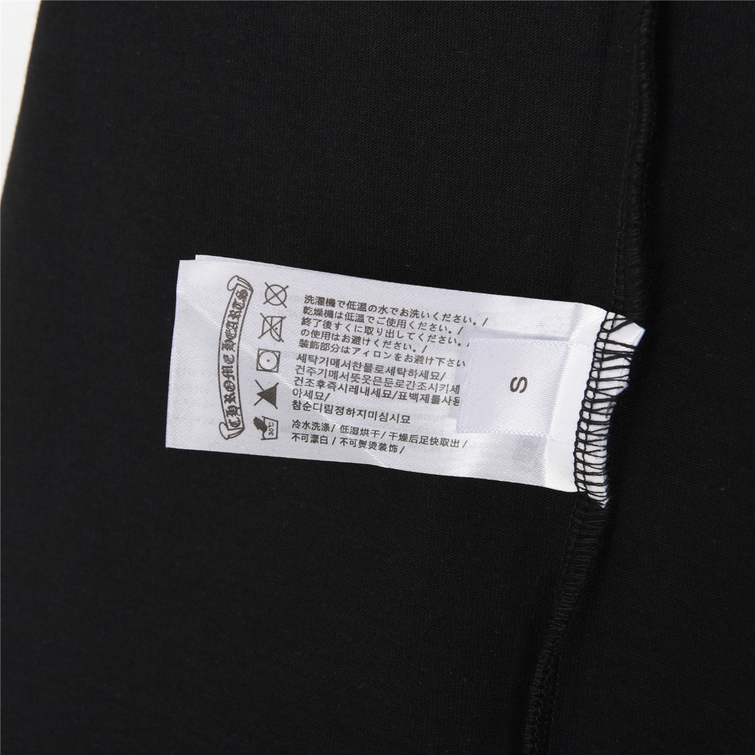 ChromeHearts/克罗心 25ss 彩色马蹄十字架发泡印花短袖T恤