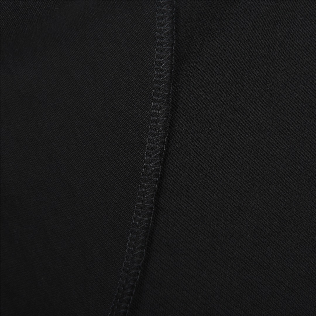 Balenciaga/巴黎世家 25ss 双B刺绣及3D重影喷墨logo破洞短袖T恤