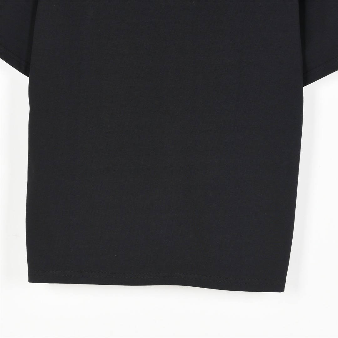Balenciaga/巴黎世家 模糊可乐喷墨印花短袖T恤