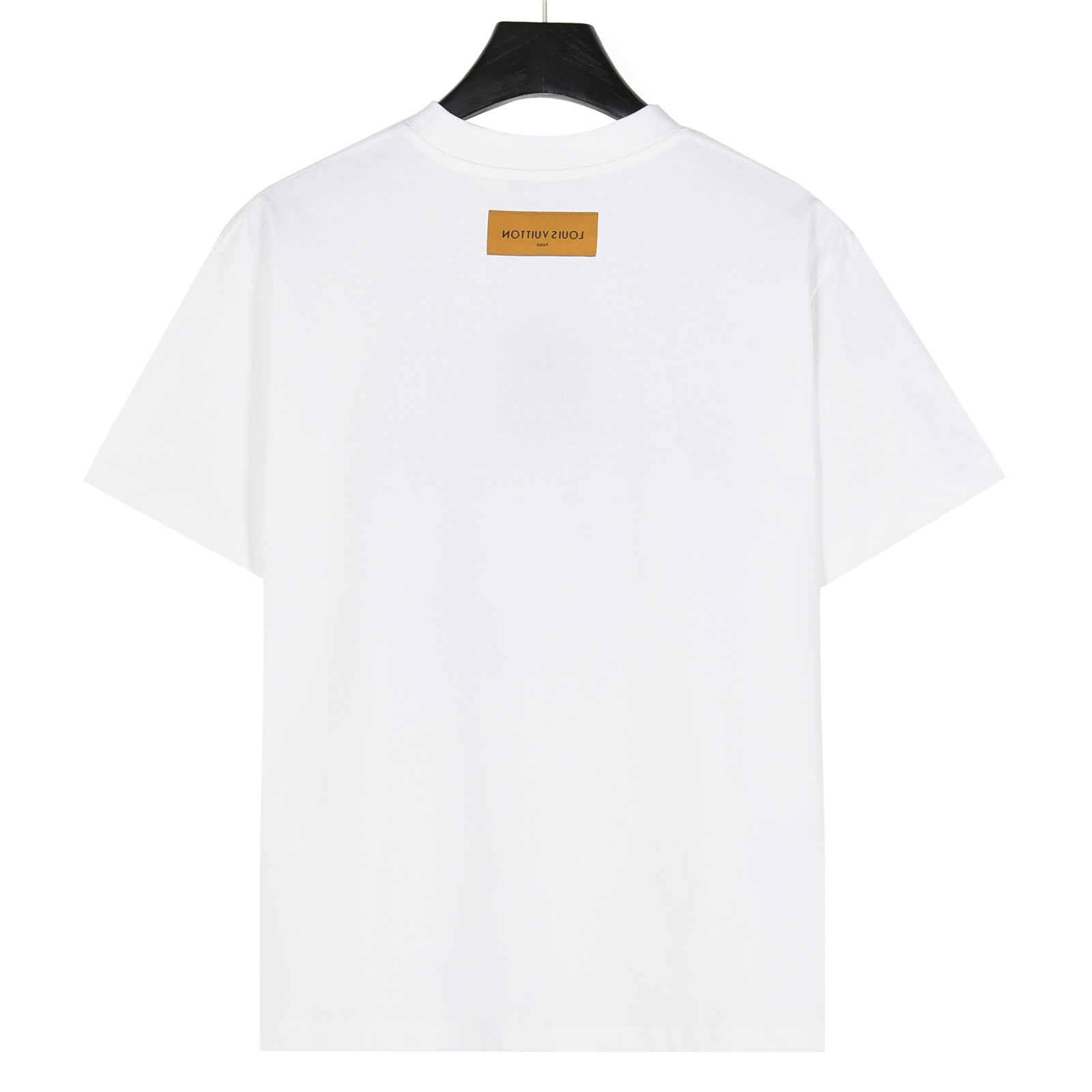 Louis Vuitton/路易威登 25ss 蓝色植绒标语印花短袖T恤