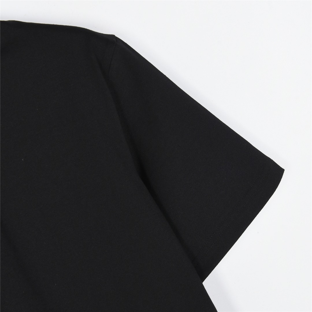 GIVENCHY/纪梵希 25ss 领口五角星宫格刺绣短袖T恤